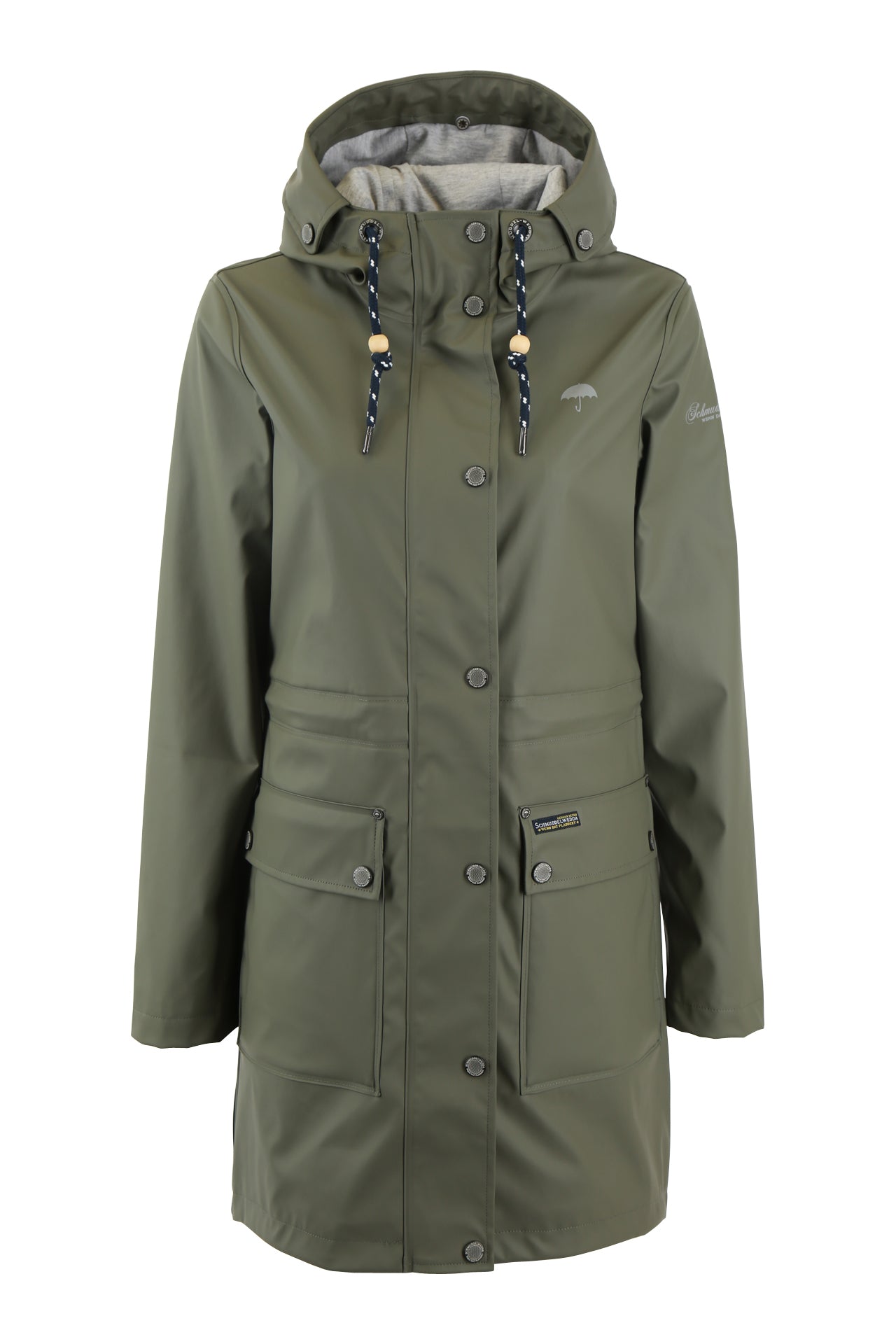 Schmuddelwedda Damen Regenmantel