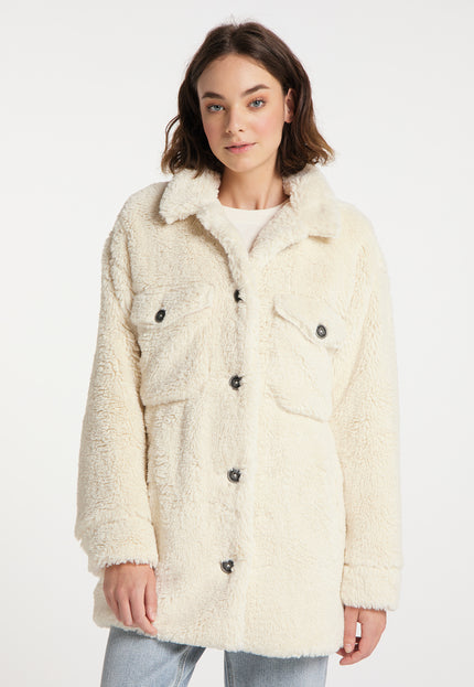 Mymo Women's Faux Shearling Coat