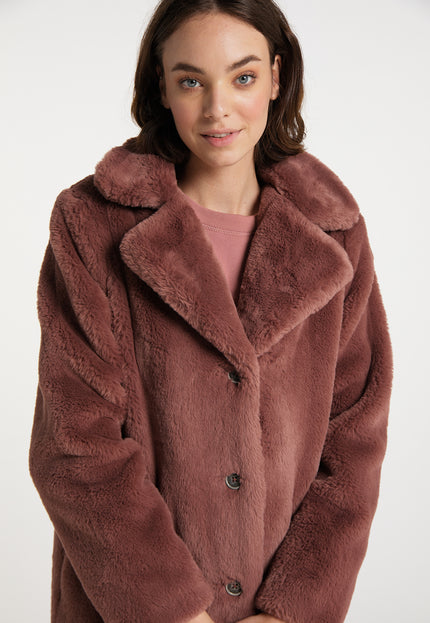 Mymo Women's Faux Fur Coat