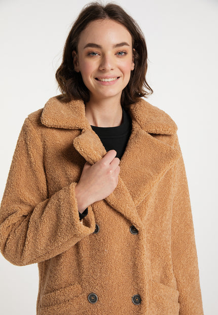 Mymo Women's Faux Shearling Coat