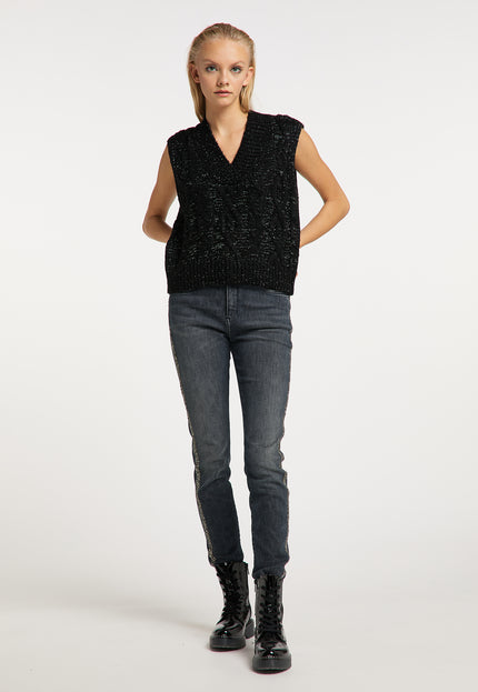 Mymo rocks Women's Knitted Sweater Vest