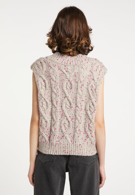 Mymo Women's Knitted Sweater Vest