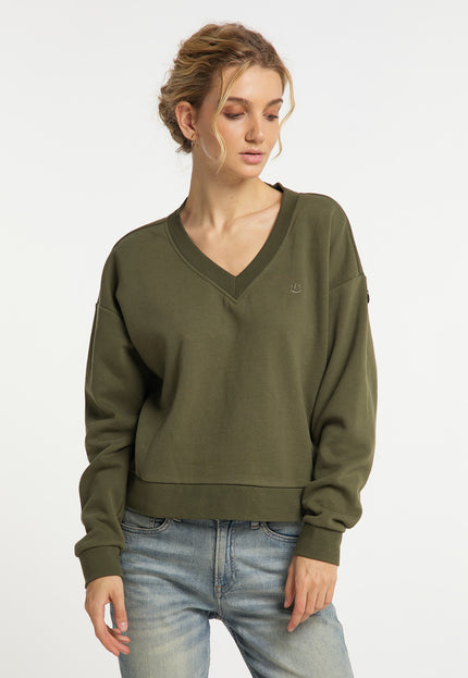 Dreimaster vintage Women's V-Neck Sweatshirt