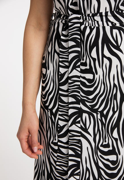 Faina Women's Zebra Print Maxi Dress