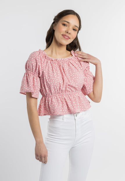 Mymo Women's Blouse With Heart Print