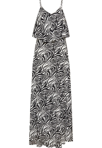 Faina Women's Women'S Zebra Print Maxi Dress