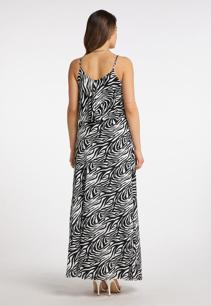 Faina Women's Women'S Zebra Print Maxi Dress