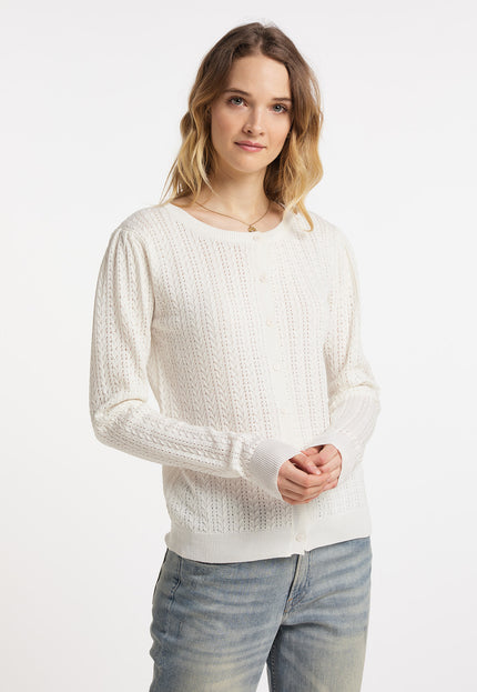 Dreimaster vintage Women's Ajour Knit Cardigan