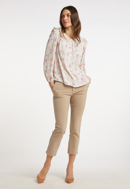 Usha Women's Blouse With Floral Print