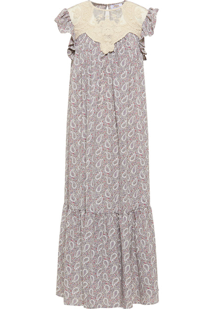 Usha festival Women's Maxi Dress With All-Over Print