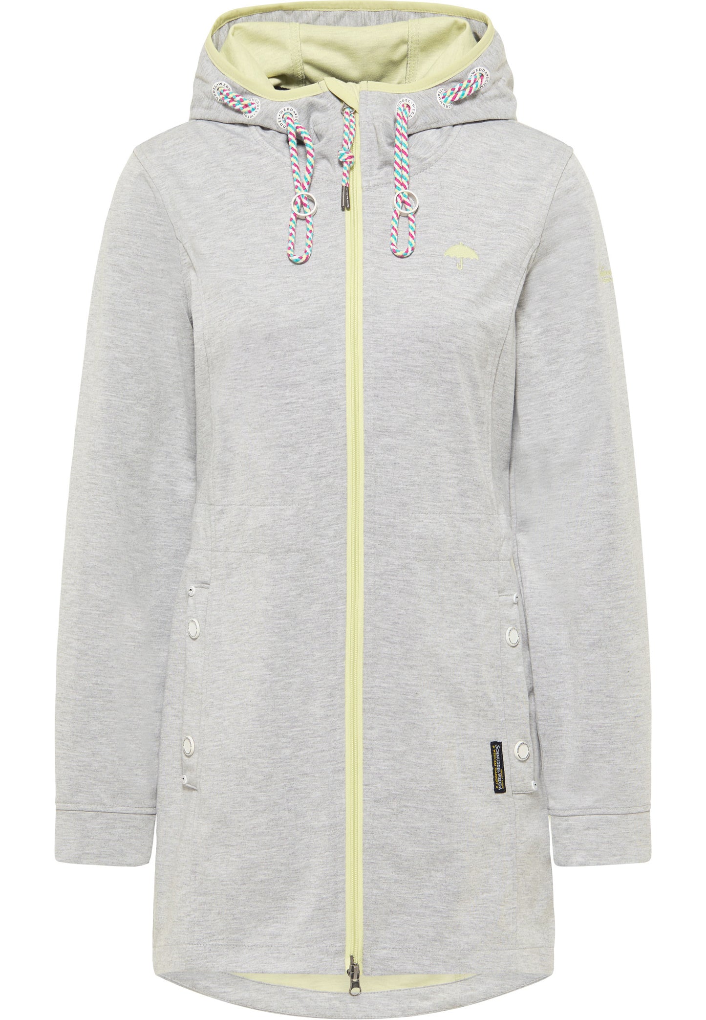 Light Gray Melange Light Yellow