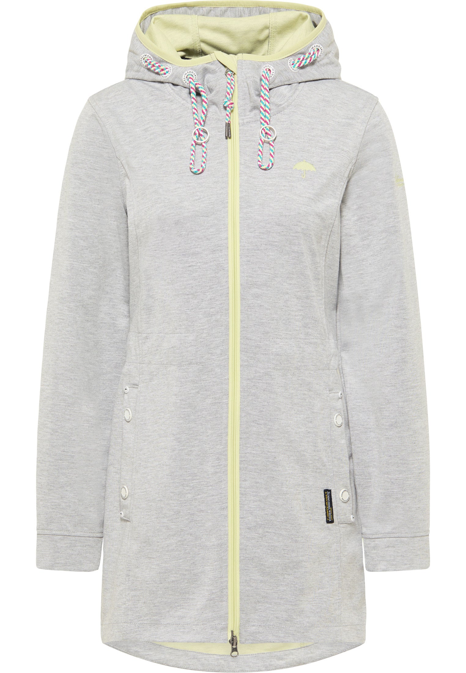 Light Gray Melange Light Yellow