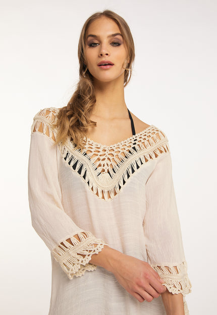 Izia Women's Tunic With Crochet Part