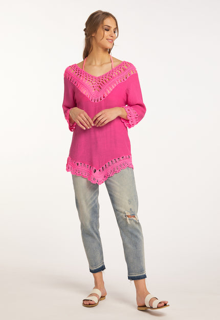 Izia Women's Tunic With Crochet Part