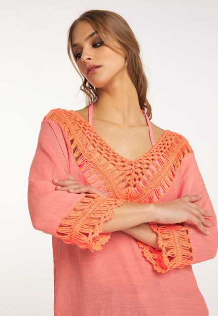 Izia Women's Tunic With Crochet Part