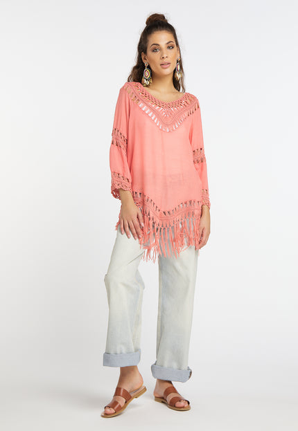 usha FESTIVAL Women's Crochet Shirt