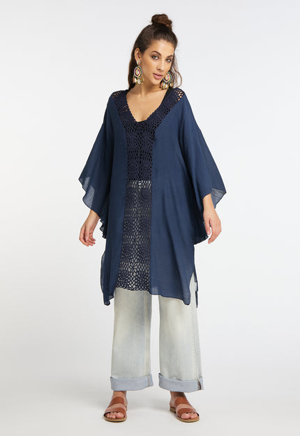 usha FESTIVAL Damen Häkel-Kaftan