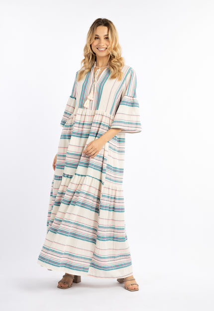 Izia Women's Striped Maxi Dress