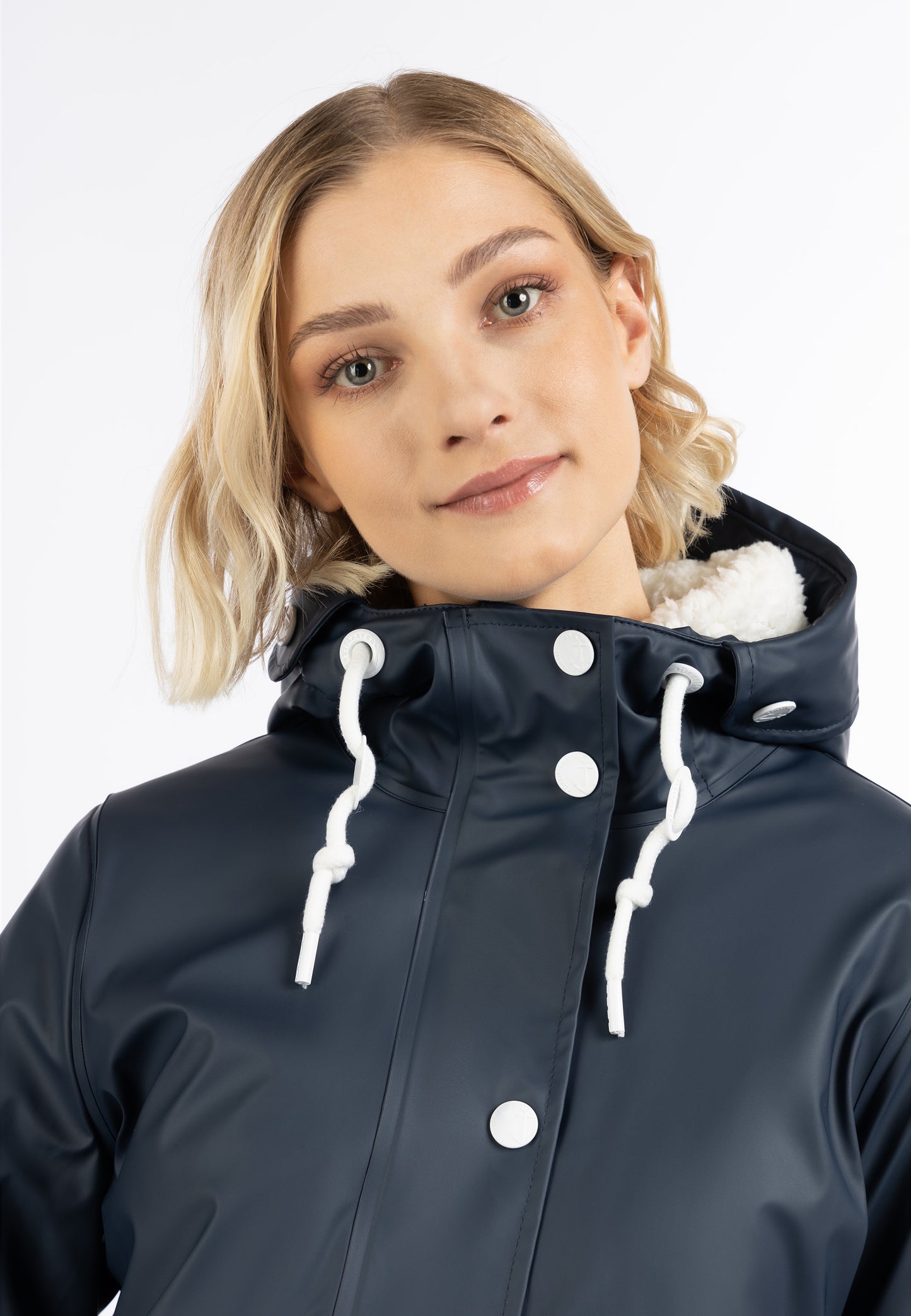 Dreimaster maritim Women's Raincoat With Teddy Lining