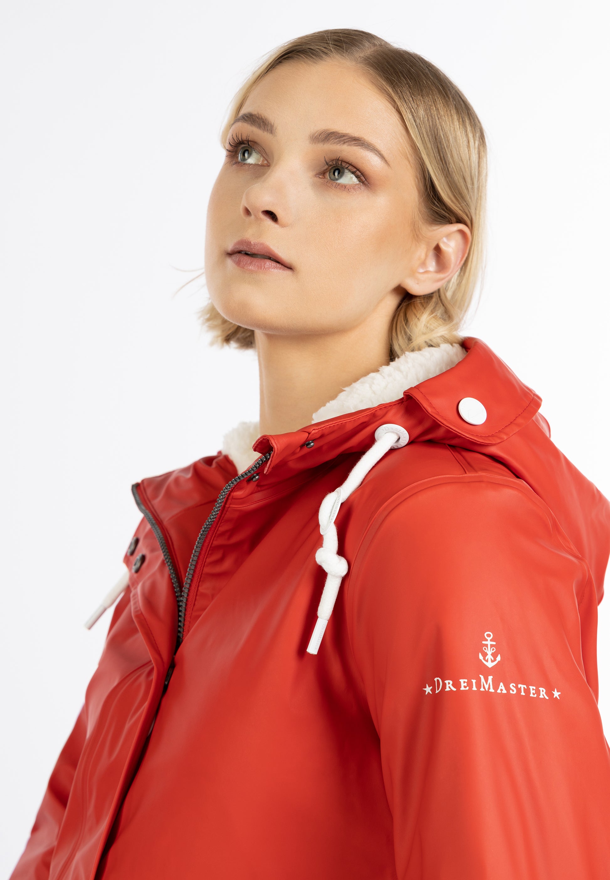 Dreimaster maritim Women's Raincoat With Teddy Lining