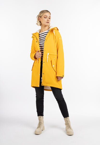 Dreimaster maritim Women's Raincoat With Teddy Lining