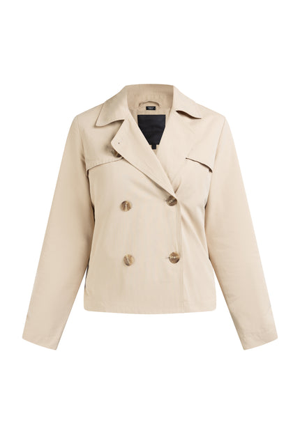 Dreimaster klassik Women's Short Trench Jacket