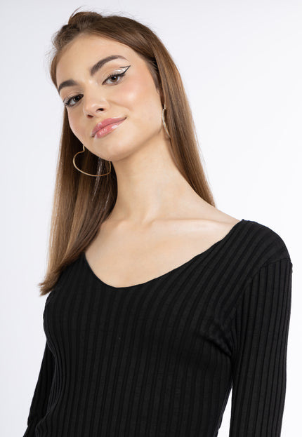 Mymo rocks Women's Rib Knit Dress