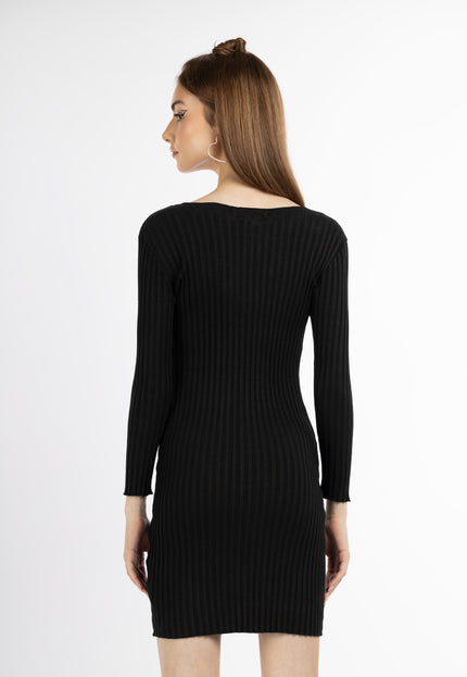 Mymo rocks Women's Rib Knit Dress