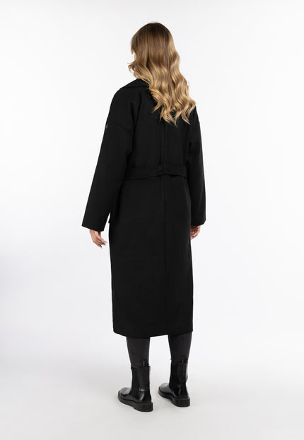 Dreimaster vintage Women's Transitional Coat Made Of Wool Blend