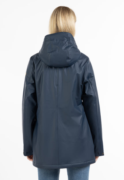 Schmuddelwedda Women's Rain Jacket With Faux Fur Lining