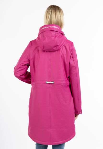 Schmuddelwedda Women's Raincoat With Faux Fur Lining