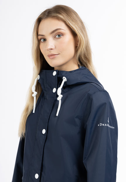 Dreimaster maritim Women's Rain Jacket With Interior Print