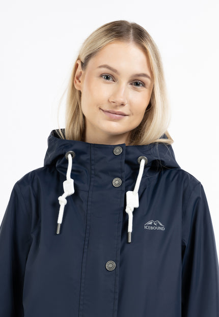 Icebound Women's Rain Jacket With Interior Print