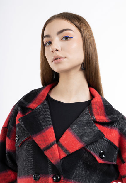 Mymo rocks Women's Checked Jacket