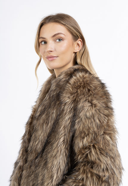 Dreimaster klassik Women's Faux Fur Coat