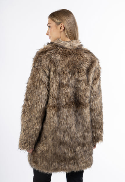 Dreimaster klassik Women's Faux Fur Coat