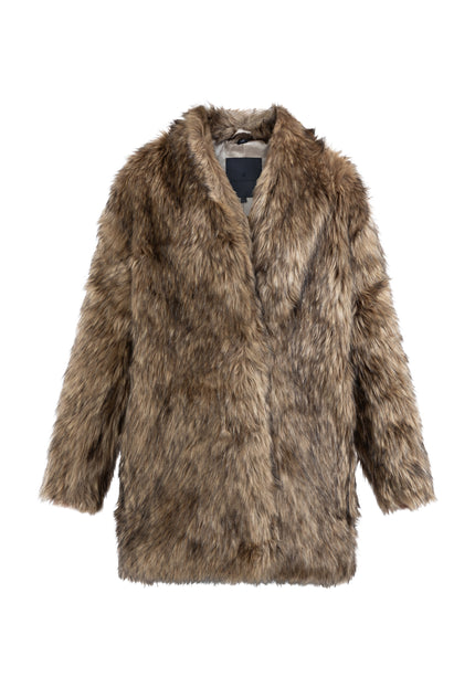 Dreimaster klassik Women's Faux Fur Coat