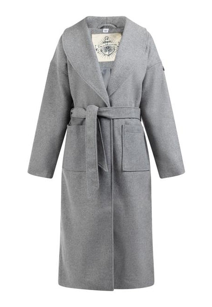 Dreimaster vintage Women's Transitional Coat Made Of Wool Blend