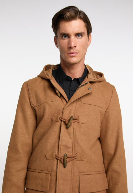 DreiMaster Klassik Men's Transitional Coat Made Of Wool Blend