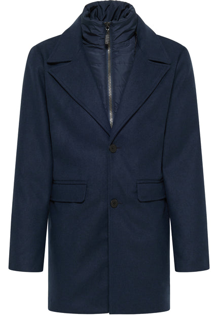 Dreimaster klassik Men's Transitional Coat Made Of Wool Blend