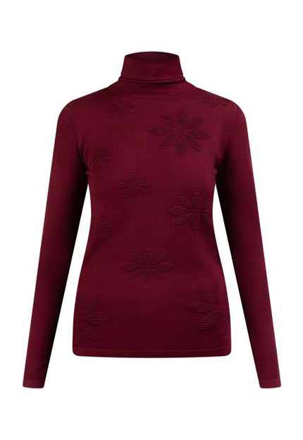 Usha Damen Rollkragen-Strickpullover