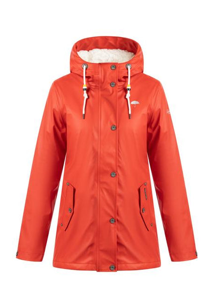 Schmuddelwedda Women's Rain Jacket With Teddy Lining