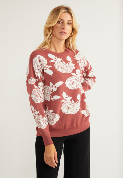 Usha Women's Sweater With Pearls