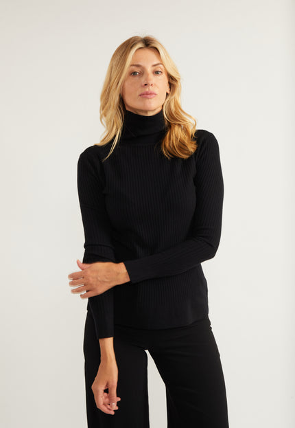 Usha black label Women's Knit Turtleneck Sweater