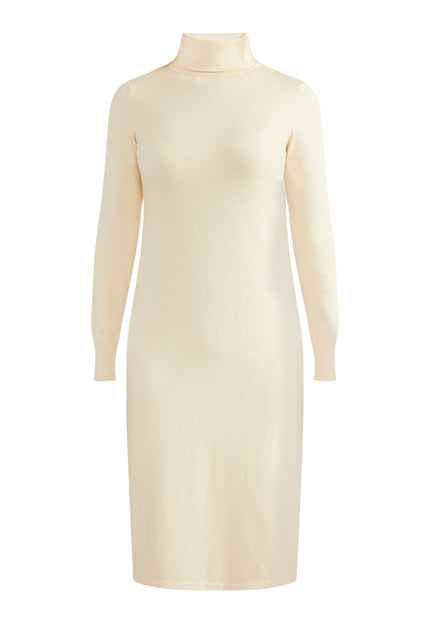 usha WHITE LABEL Damen Midi Strickkleid