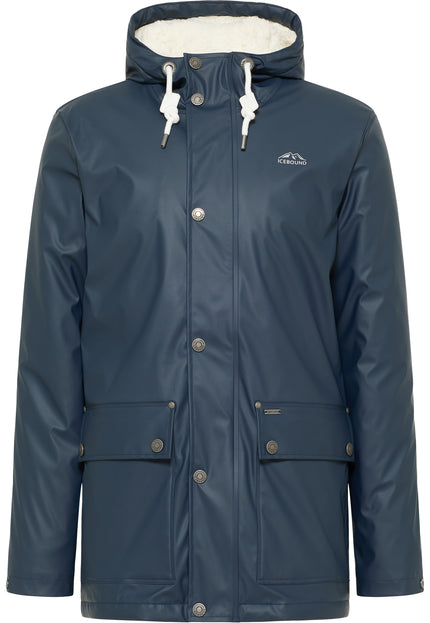 Icebound Men's Rain Jacket With Teddy Lining