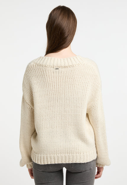 Dreimaster vintage Women's Chunky Knit Sweater