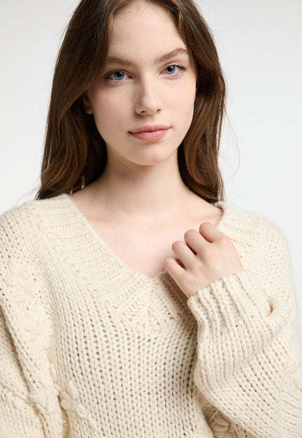 Dreimaster vintage Women's Chunky Knit Sweater