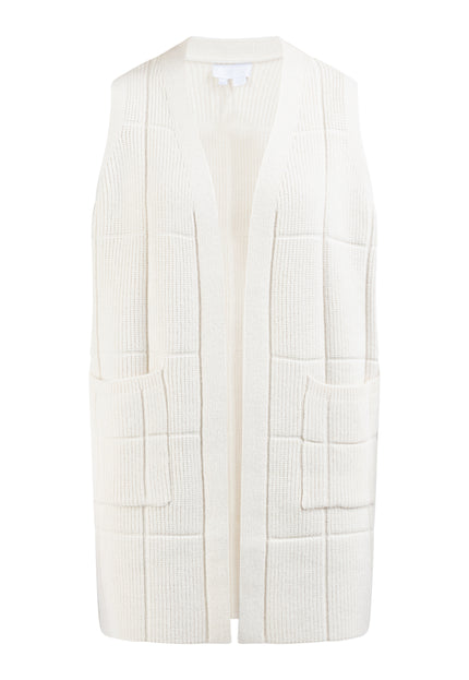 usha WHITE LABEL Women's Knitted Vest Long