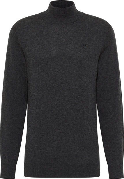 Dreimaster klassik Men's Basic Fine Knit Sweater